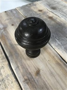 1 Belli Knop - deurknop historisme-antiek ijzeren-zonder be