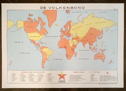 4 posters / landkaarten van Nederland en de wereld - 2