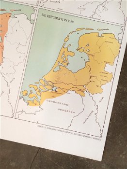 4 posters / landkaarten van Nederland en de wereld - 7