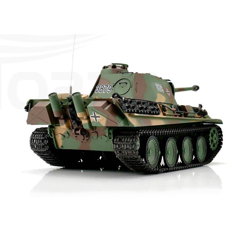 Panther Ausf. G camo BB+IR 2.4GHz met schietfunctie rook en geluid en IR 1116038791 - Afbeelding 2