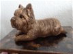 Yorkshire Terriër beeldje op urn als set of los te koop - 2 - Thumbnail