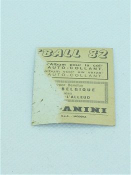 Logo Racing Jet De Bruxelles - NR 362 - Football 82 - Panini - 1