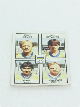 Rac. Jet Bruxelles - Gebauer - Goyvaerts - Davies - Imbert - NR 393 - Football 82 - Panini - 0