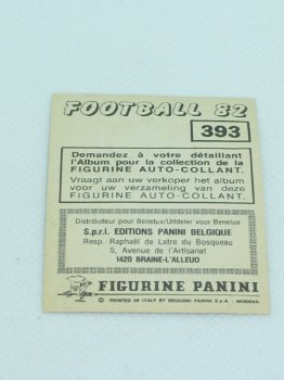 Rac. Jet Bruxelles - Gebauer - Goyvaerts - Davies - Imbert - NR 393 - Football 82 - Panini - 1