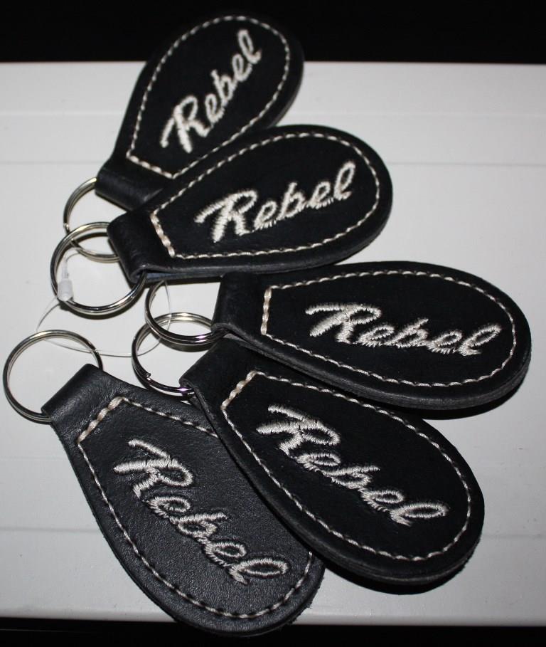 Leren sleutelhanger Honda Rebel - Afbeelding 2