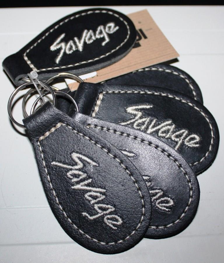 Leren sleutelhanger Suzuki Savage - nr. 1