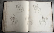[Paarden] Album met 21 platen [1820?] Equitation Militaire