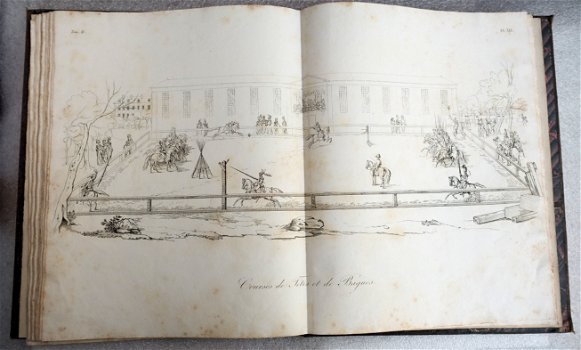 [Paarden] Album met 21 platen [1820?] Equitation Militaire - 6