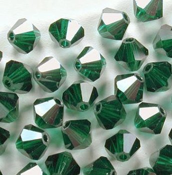 Swarovski 5301 Emerald Satin 3mm 362 Stuk LIMITED - 1