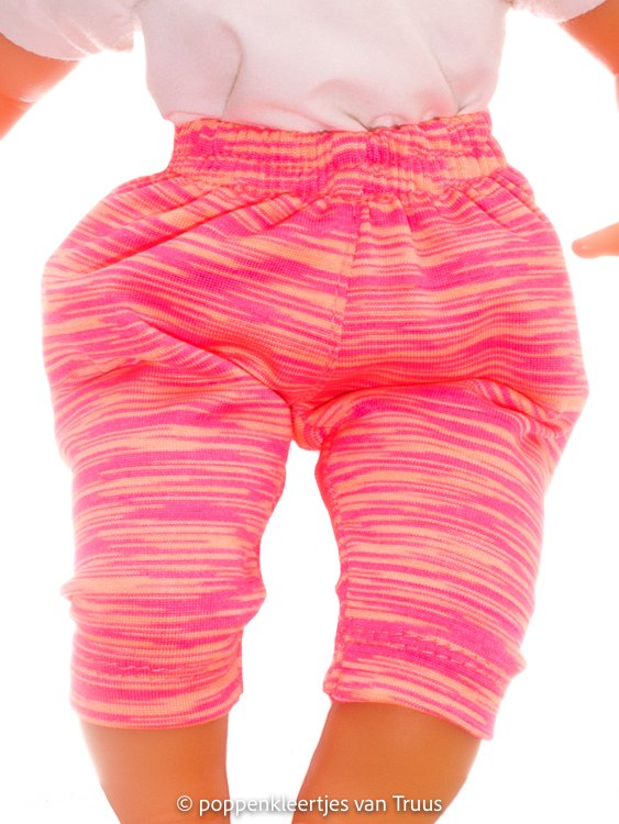 Corolle 30 cm Setje roze/geel/streep/bloem - Afbeelding 4
