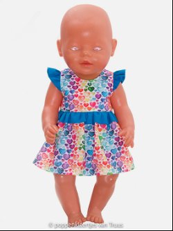 Baby Born 43 cm Setje hartjes/multi/blauw