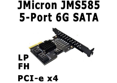 Marvell 88SE9125 6G SATA PCIe Controller, 2-6 Port, SSD, W10 - 6