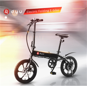 DYU A1F Folding Electric Bike 16inch 25km/h 15-20km Range - 7