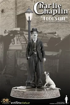 Infinite Charlie Chaplin A Dog’s Life statue