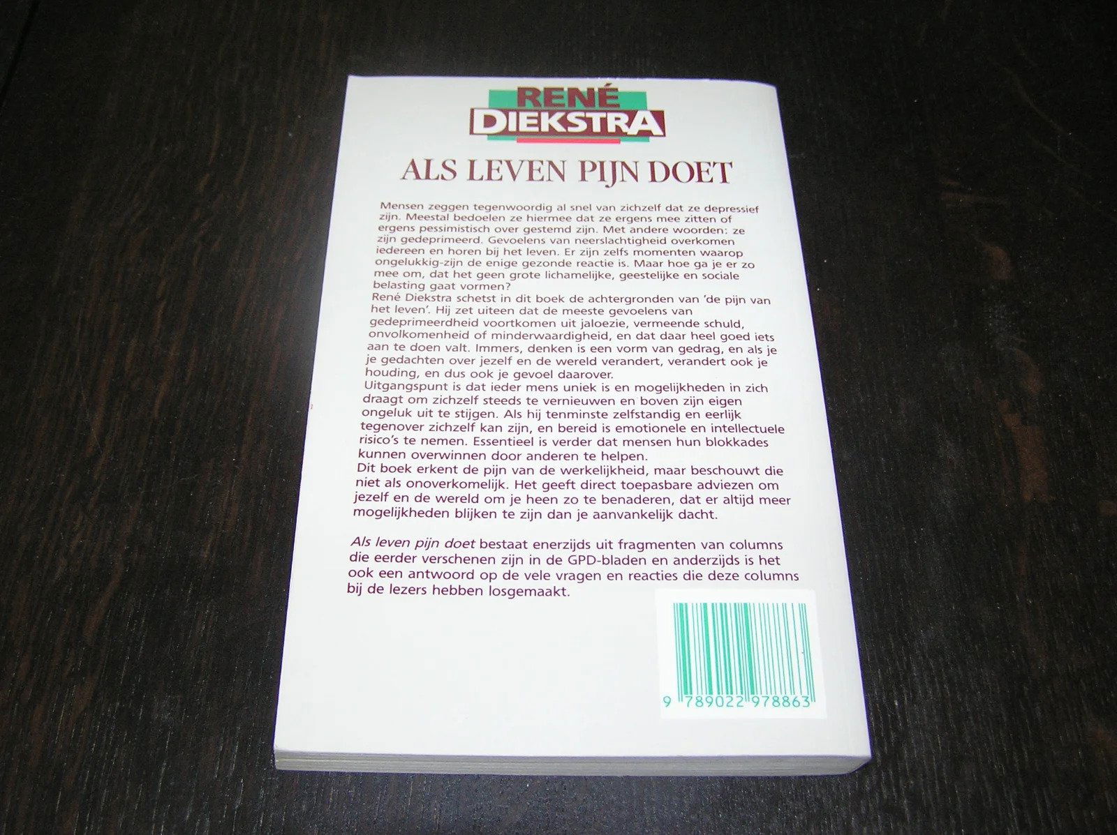 Als leven pijn doet- Rene Diekstra - Afbeelding 2