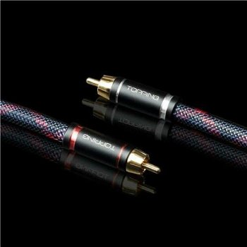 TOPPING TCR1-25 RCA Cable Silver Plated OFC Copper - 1