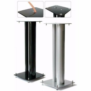 Norstone Stylum 2 luidsprekerstands zilver NIEUW - 1