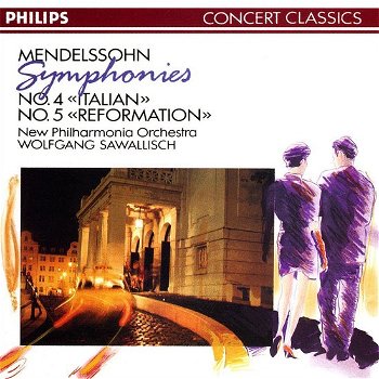 New Philharmonia Orchestra - Mendelssohn, Wolfgang Sawallisch – Symphonies 4 and 5 (CD) Nieuw - 0