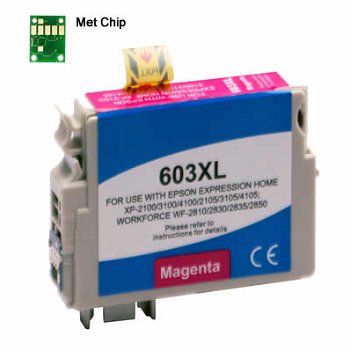 Inktpatronen voor Epson 603XL met nieuwe chip - 2