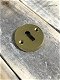 1 Rosette Interieur Lock Deur, Helder Messing - 1 - Thumbnail