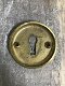 1 Rosette Interieur Lock Deur, Helder Messing - 3 - Thumbnail