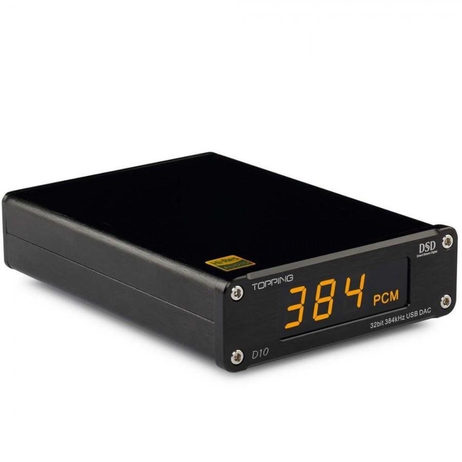 TOPPING D10 USB DAC 32bit/384kHz DSD 256 XMOS U208 - nr. 1