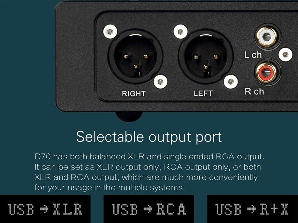 TOPPING D70 BT Balanced DAC 2x AK4497 XMOS XU208 I2S Bluetoo - Afbeelding 8
