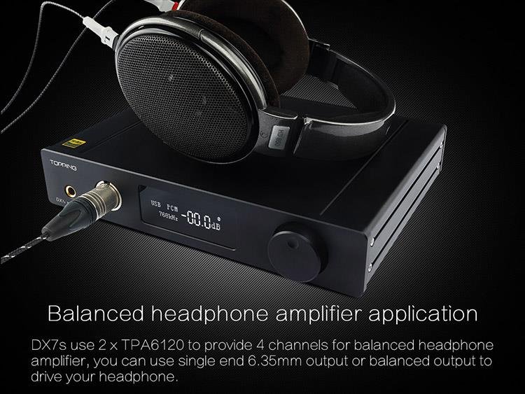 TOPPING DX7S 2x ES9038K2M DAC / PreampDSD 32bit / 384kHz - Afbeelding 4