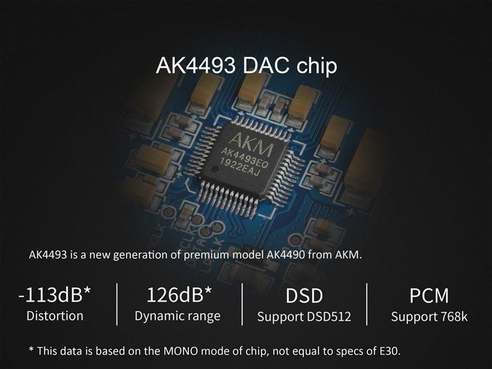 TOPPING E30 Multi input PCM768 DSD512 AK4493 afstandsbedieni - Afbeelding 2