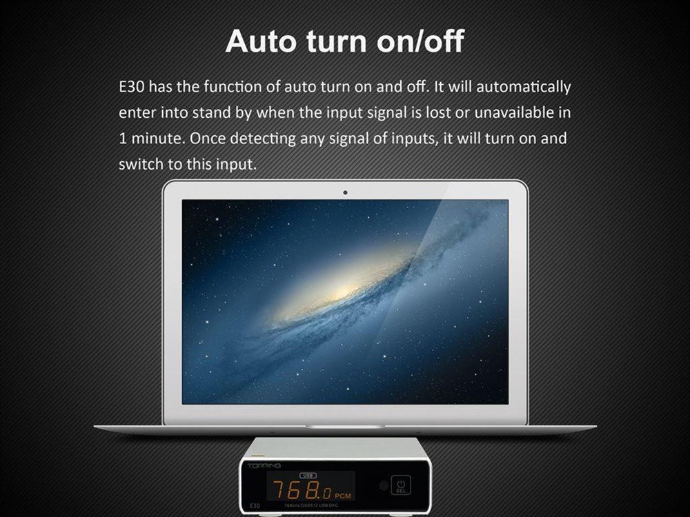 TOPPING E30 Multi input PCM768 DSD512 AK4493 afstandsbedieni - Afbeelding 4