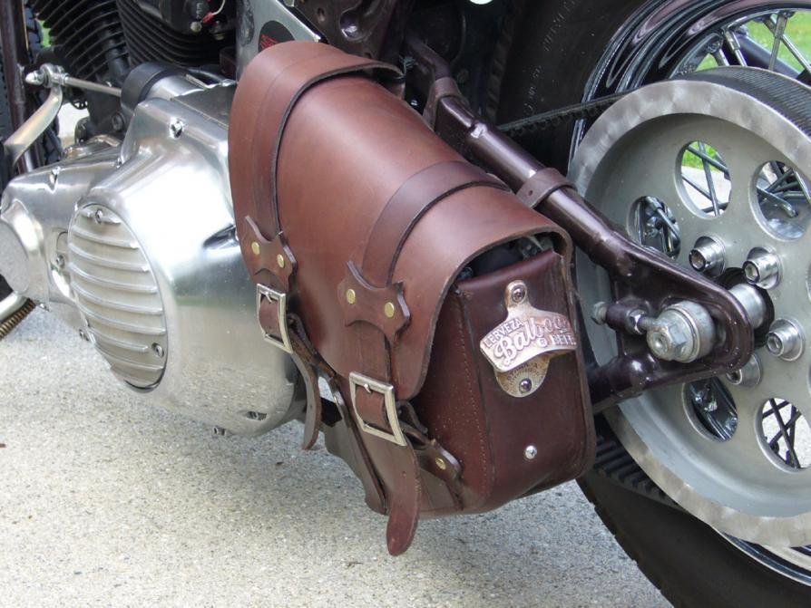 Ledrie Postman Harley Davidson Swingarm - Achterbrug tas - Afbeelding 8