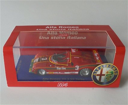 1:43 M4 Alfa Romeo 33.3 SC Turbo Monza 1977 #3 A.Merzario - 1