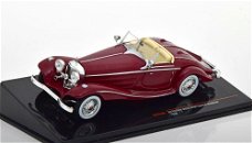 1:43 Ixo CLC316 Mercedes 540K Special Roadster W29 1936 donkerrood