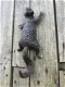 Een klimmende eekhoorn, gemaakt van gietijzer, wanddecoratie - 3 - Thumbnail