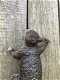Een klimmende eekhoorn, gemaakt van gietijzer, wanddecoratie - 4 - Thumbnail