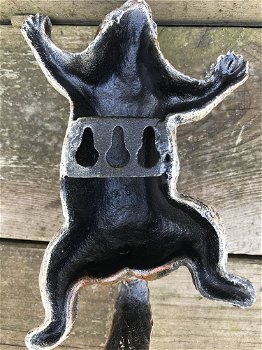 Een klimmende eekhoorn, gemaakt van gietijzer, wanddecoratie - 5