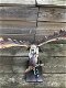 Een metalen kunstwerk-adelaar-vis vangt IRON EAGLE - 3 - Thumbnail