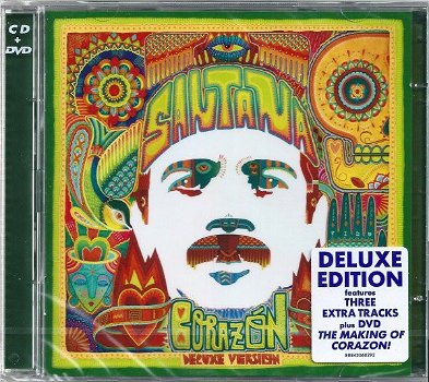 Santana ‎– Corazón (CD & DVD) Nieuw/Gesealed - 0