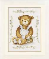 Borduurpakket GIRL BEAR Nieuw !