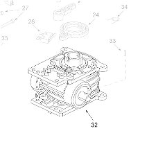 Teleco 12569 spare part Horizontale aandrijving T.65/85