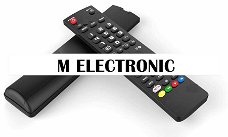 Vervangende afstandsbediening voor de M Electronic apparatuur.