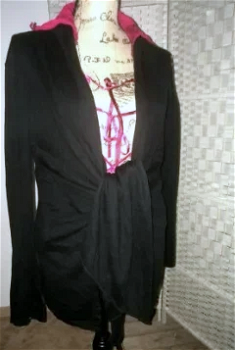JULIEN LE ROY zwart comfort vest met cashmere - 2