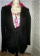 JULIEN LE ROY zwart comfort vest met cashmere - 3 - Thumbnail