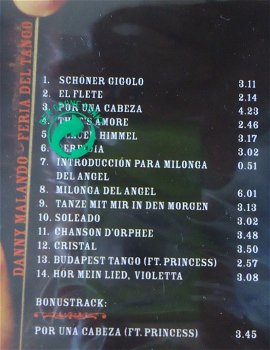De nieuwe originele CD Feria Del Tango van Danny Malando. - 1