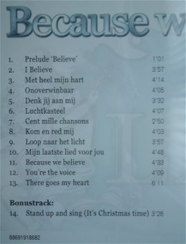 Originele CD Because We Believe van Los Angeles, The Voices. - 1