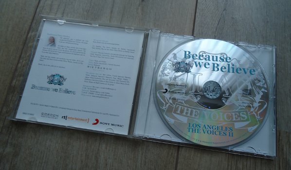 Originele CD Because We Believe van Los Angeles, The Voices. - 2