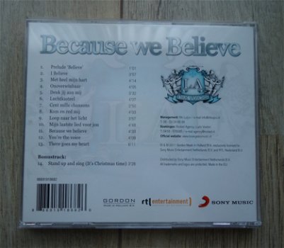 Originele CD Because We Believe van Los Angeles, The Voices. - 4