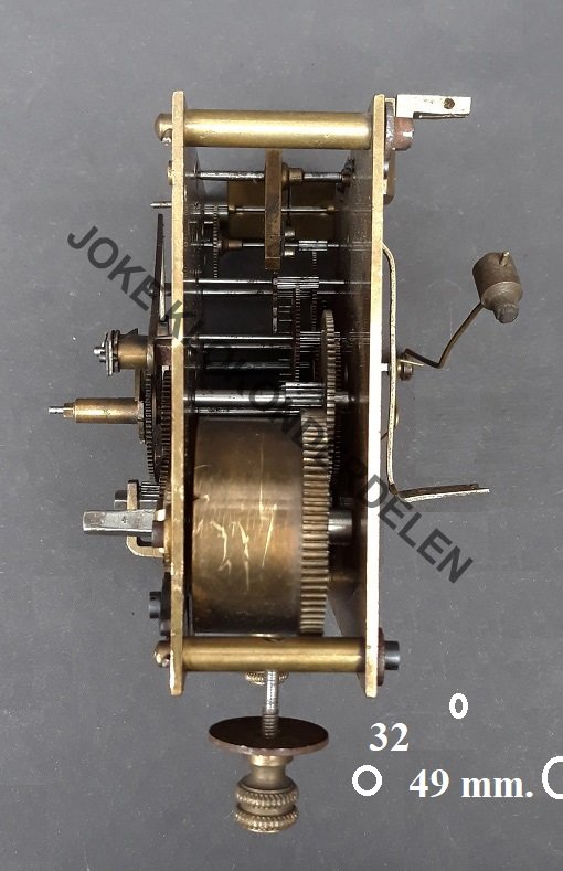 = Uurwerk = Gustav Becker =45220 - Afbeelding 2