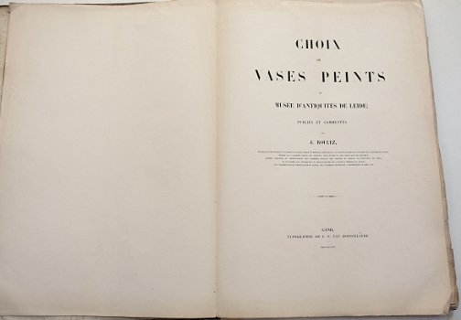 [Oudheid] Choix de Vases Peints 1854 Collectie Museum Leiden - 2