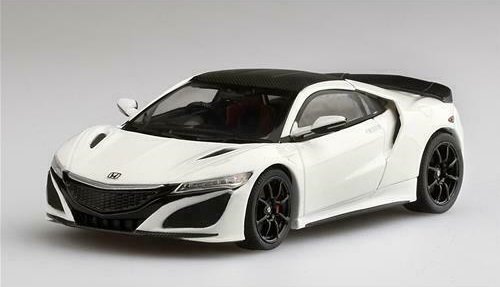 1:43 TrueScale TSM Honda NSX 2017 RHD 130R White - 2